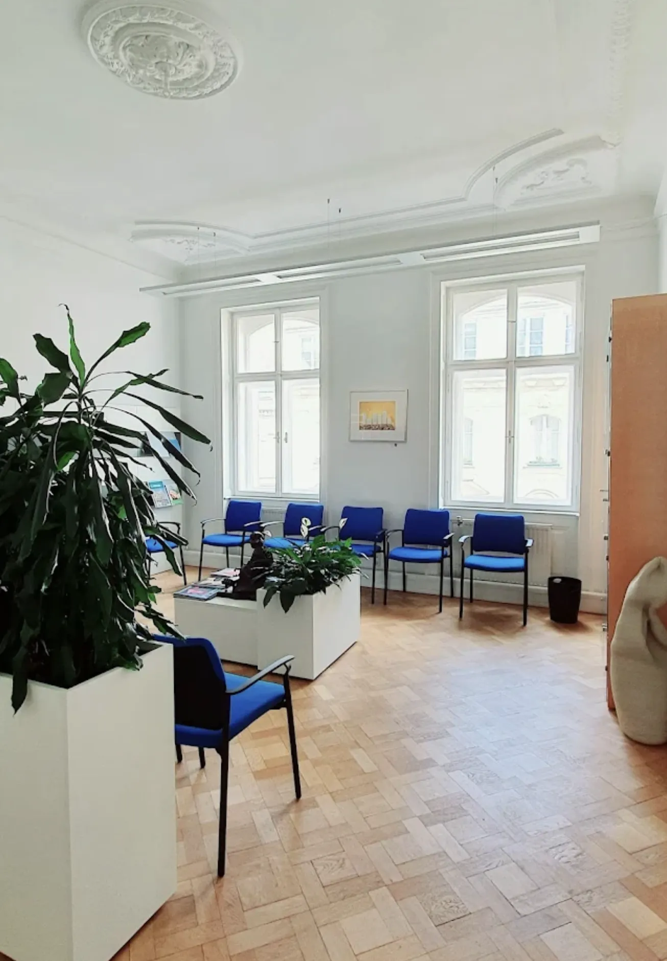 Wartezimmer im Zentrum Leben.Psyche